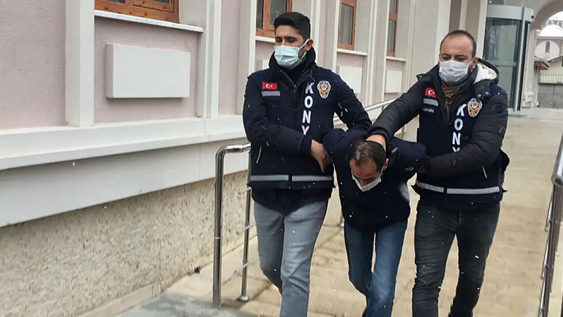 Konya'da arkadaşını 'alacak meselesi' nedeniyle öldüren zanlı tutuklandı