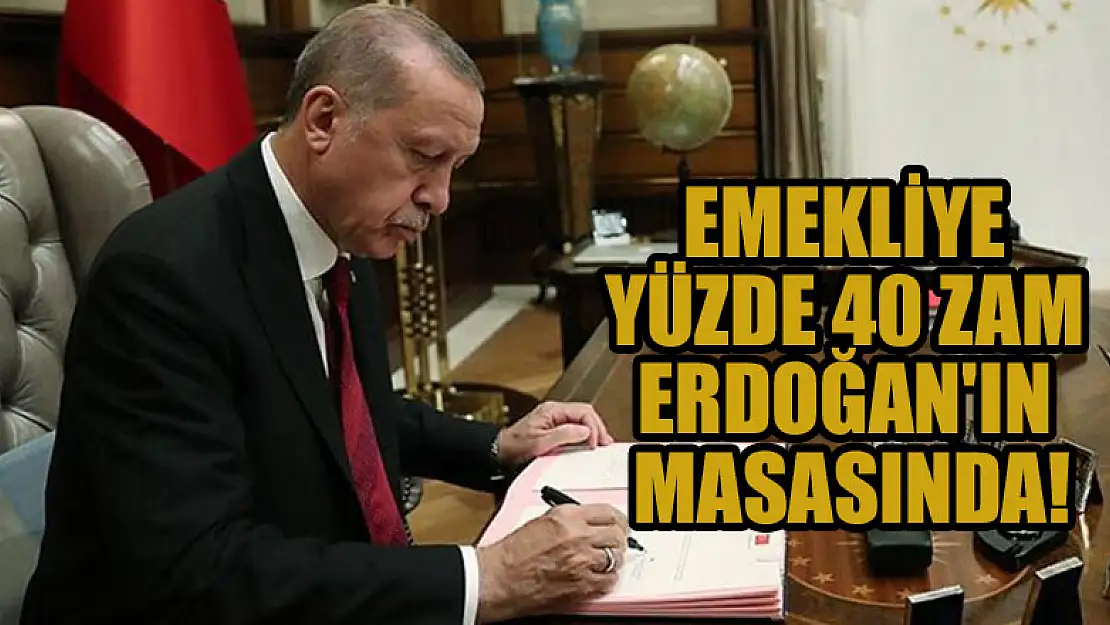 Emekliye yüzde 40 zam Erdoğan'ın masasında! Tüm gözler kabine toplantısında...