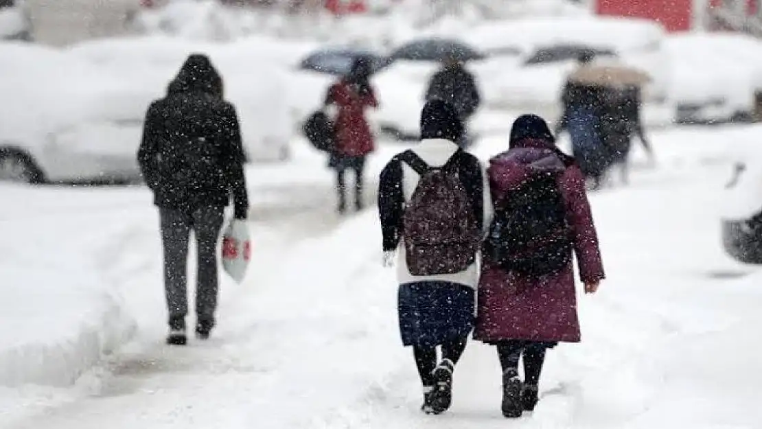 Konya'da kar nedeniyle 5 ilçede yarın uzaktan eğitim yapılacak