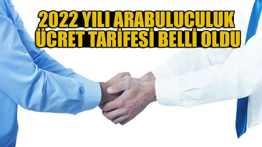 2022 yılı arabuluculuk ücret tarifesi belli oldu