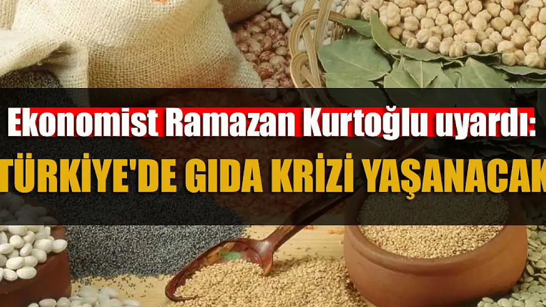 Ekonomist Ramazan Kurtoğlu uyardı: Türkiye'de gıda krizi yaşanacak