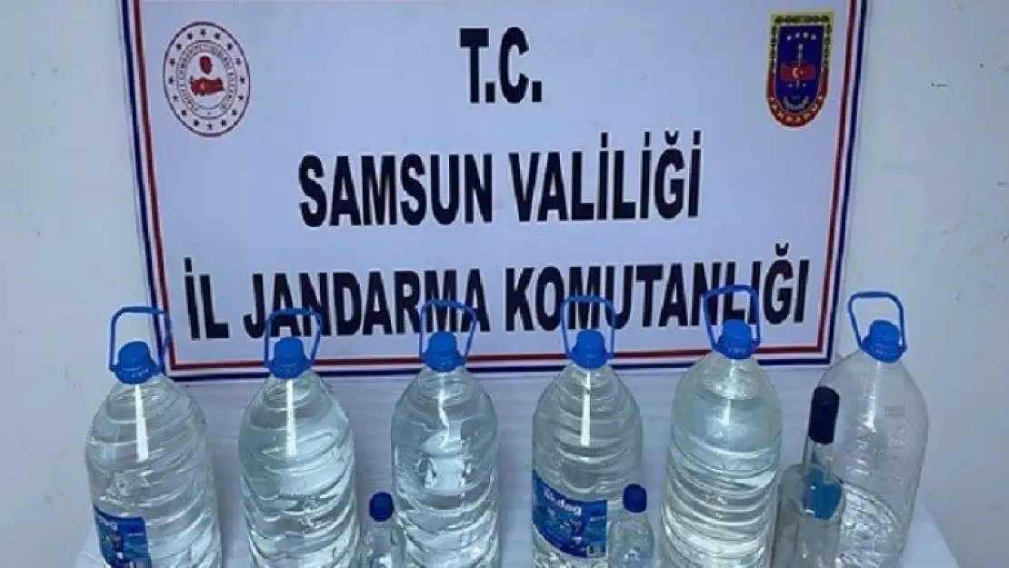 Samsun'da sahte içki operasyonları: 5 gözaltı