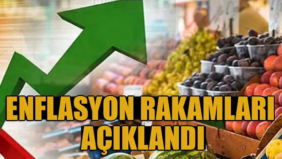 Enflasyon rakamları açıklandı