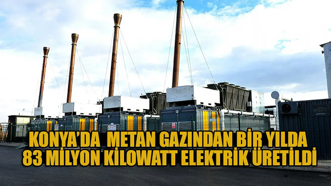 Başkan Altay: 'Metan gazından bir yılda 83 milyon kilowatt elektrik ürettik'