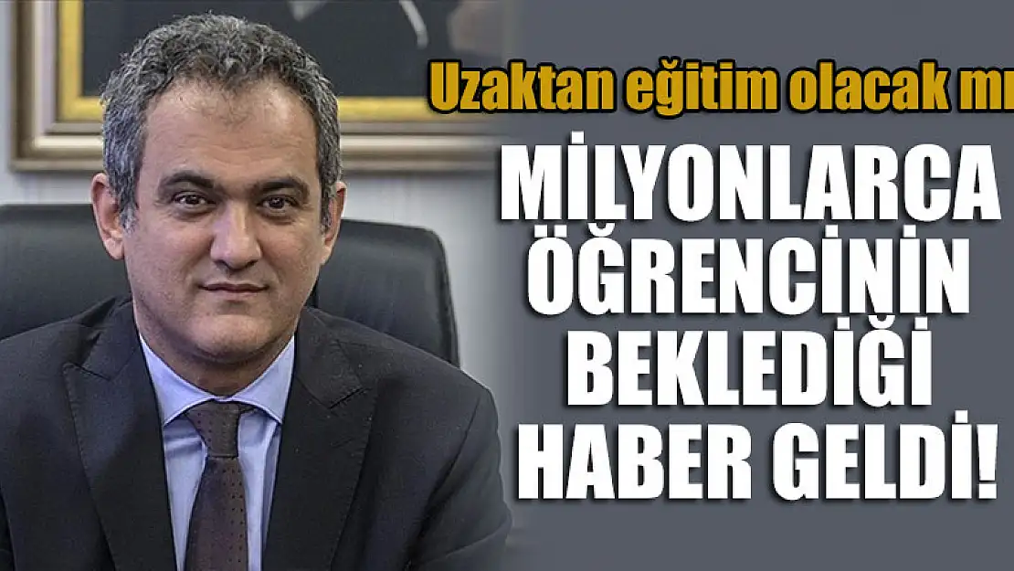 Bakan Özer açıkladı: Milyonlarca öğrencinin beklediği haber geldi!