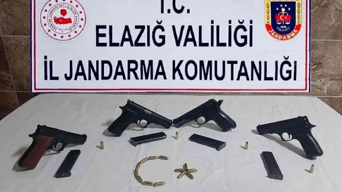 Elazığ'da silah kaçakçılarına operasyon: 2 şüpheli yakalandı