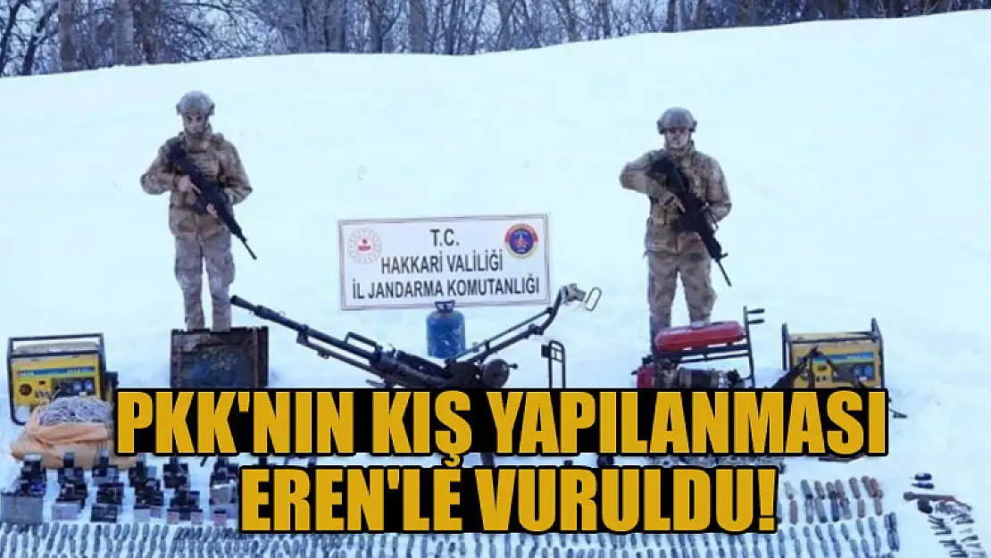 PKK'nın kış yapılanması Eren'le vuruldu