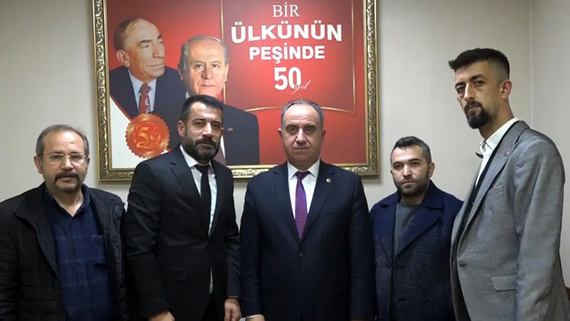 Ahmet Ateş'ten MHP İl Başkanı Karaarslan'a ziyaret