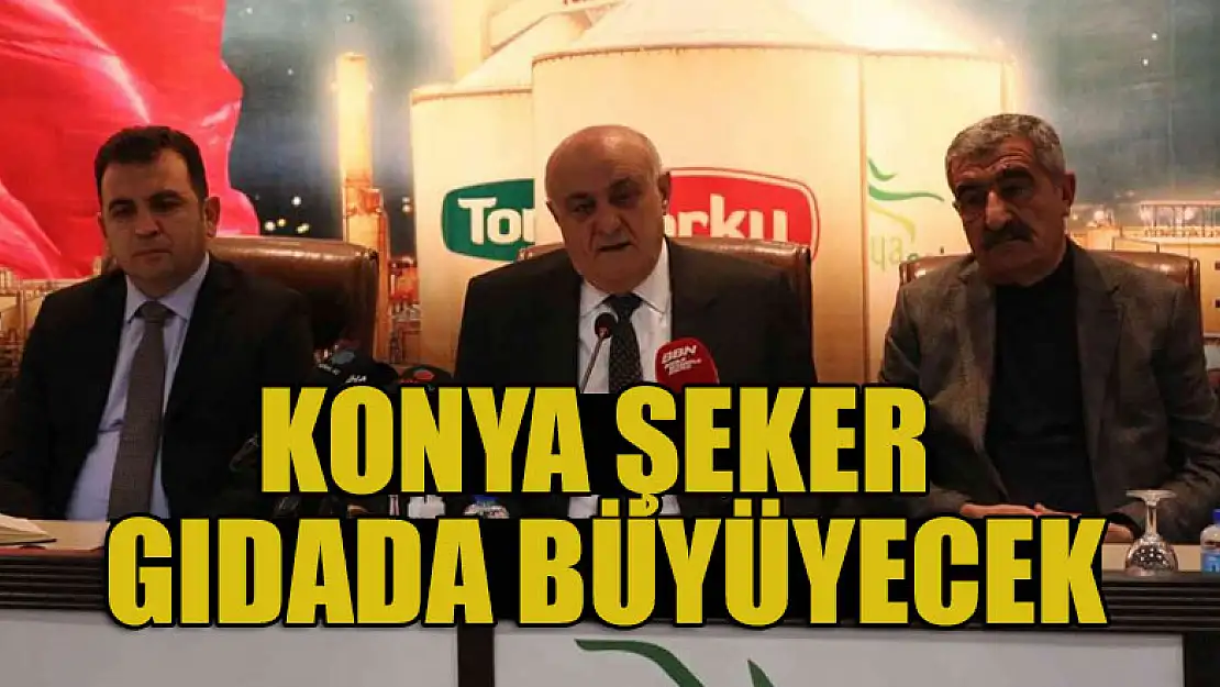 Konya Şeker gıdada büyüyecek