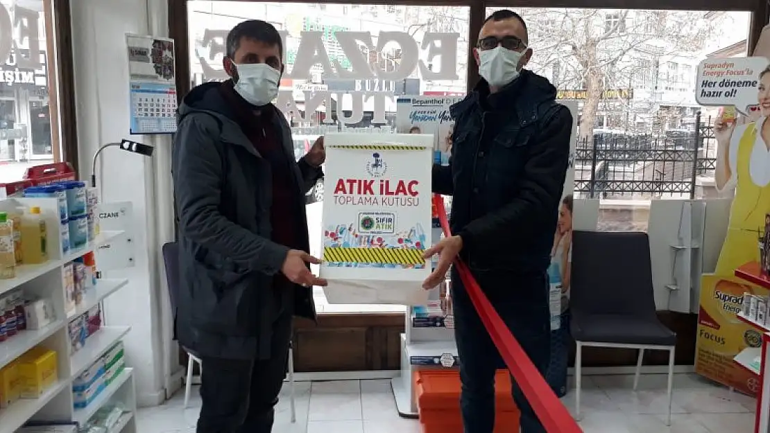 Akşehir Belediyesinden atık ilaç toplama kutuları