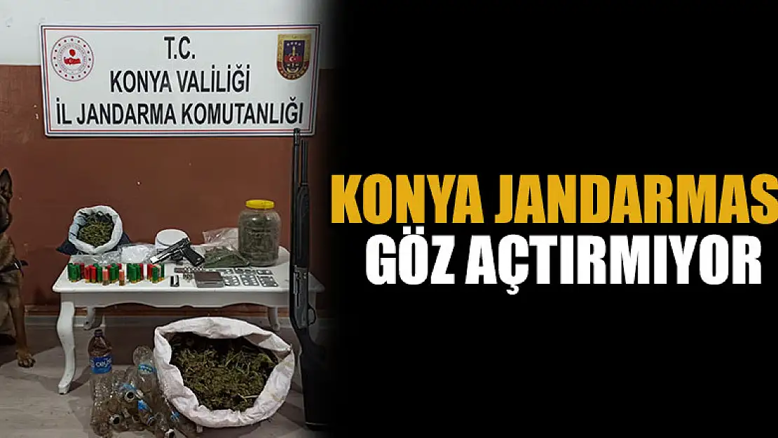 Konya Jandarması göz açtırmıyor