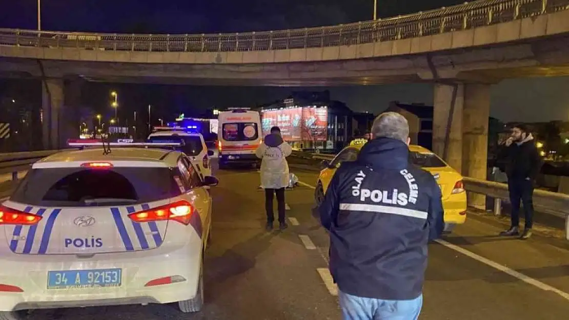 15 Temmuz Şehitler Köprüsü bağlantı yolunda evsiz kadına otomobil çarptı, kadın hayatını kaybetti