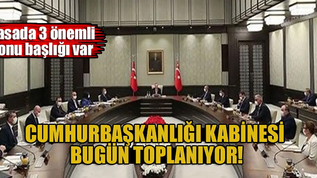 Cumhurbaşkanlığı Kabinesi bugün toplanıyor: Masada 3 önemli konu başlığı var