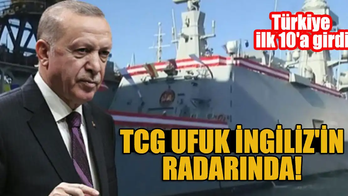 TCG Ufuk İngiliz'in radarında! Türkiye ilk 10'a girdi