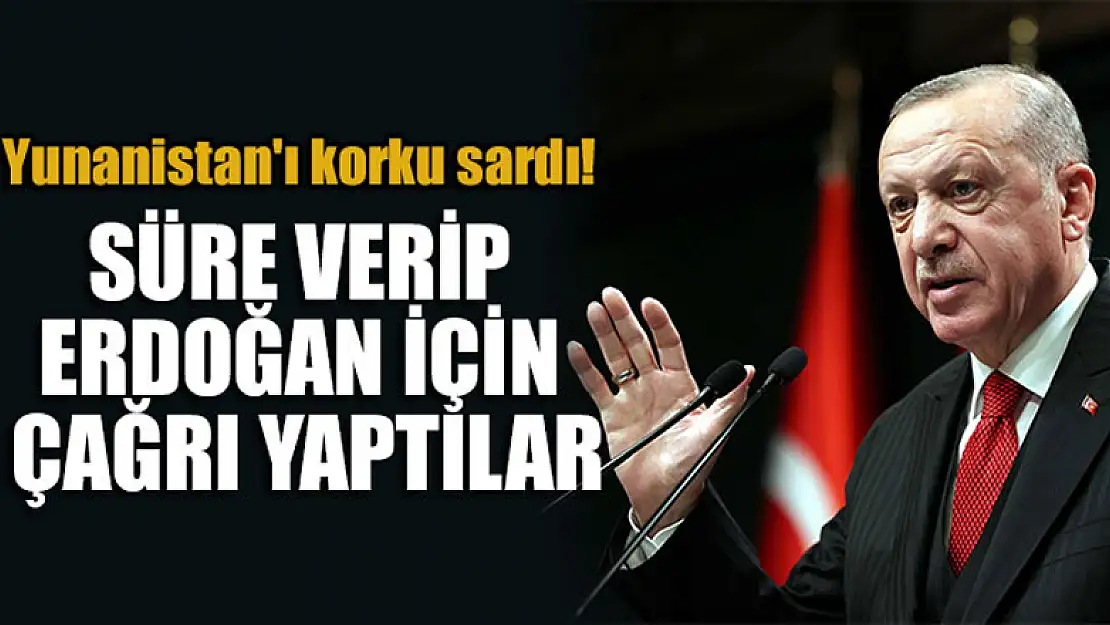 Yunanistan'ı korku sardı! Süre verip Başkan Erdoğan için çağrı yaptılar