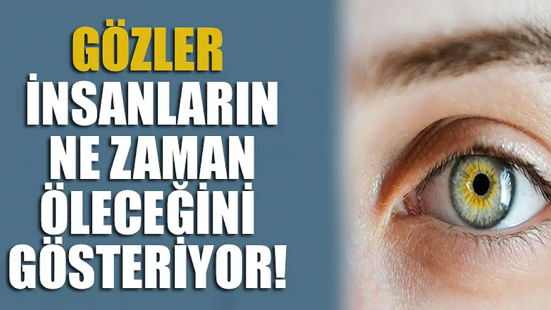 Son araştırma: Gözler insanların ne zaman öleceğini gösteriyor!