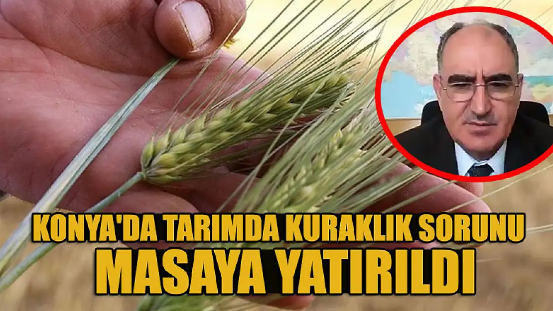 Konya'da tarımda kuraklık sorunu masaya yatırıldı