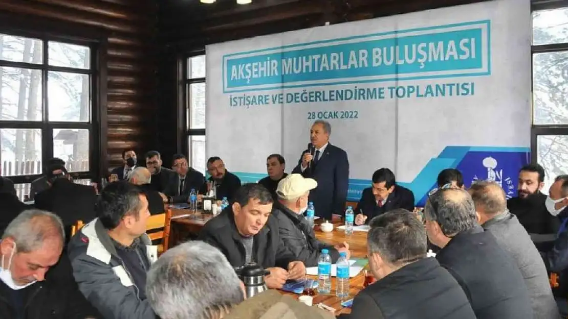 Başkan Akkaya'dan muhtarlarla değerlendirme ve istişare toplantısı