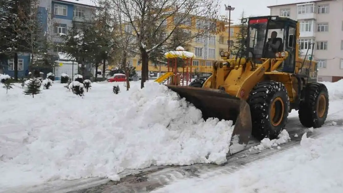 Akşehir'de beyaz bereket temizlik çalışmaları sürüyor