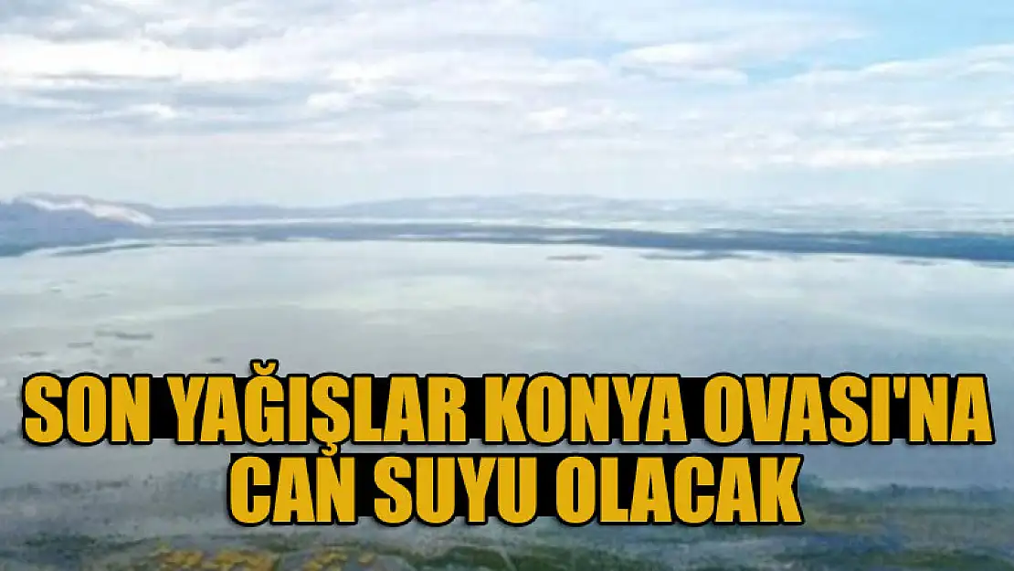 Son yağışlar Konya Ovası'na can suyu olacak