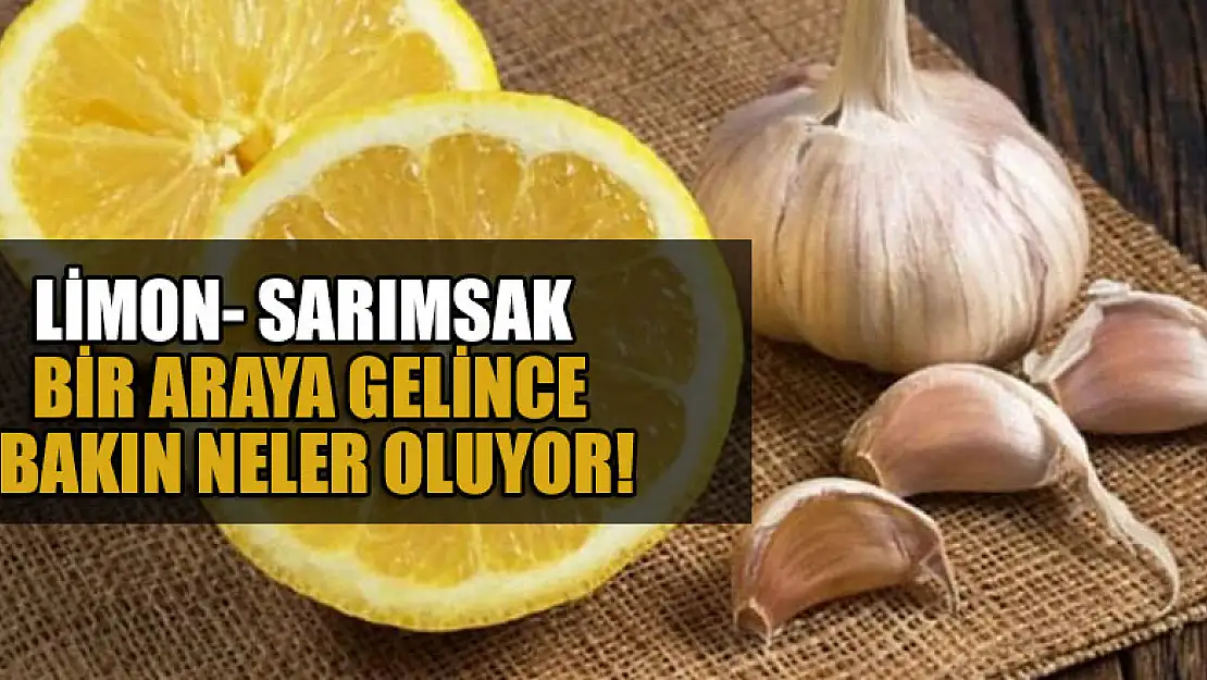 Limon- sarımsak bir araya gelince bakın neler oluyor!