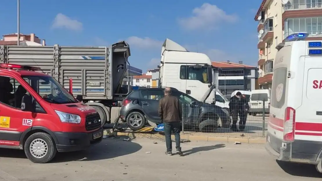 Kulu'daki trafik kazasında 1 kişi yaralandı