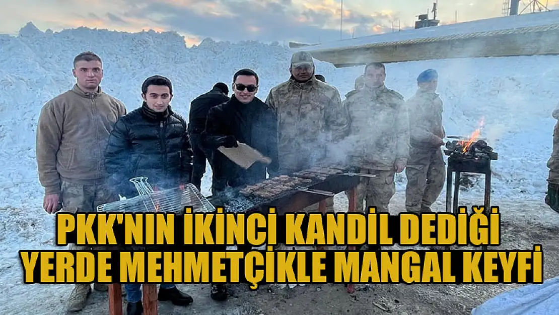 PKK'nın sözde ikinci Kandil dediği Kato Dağı'nda Mehmetçikle mangal keyfi