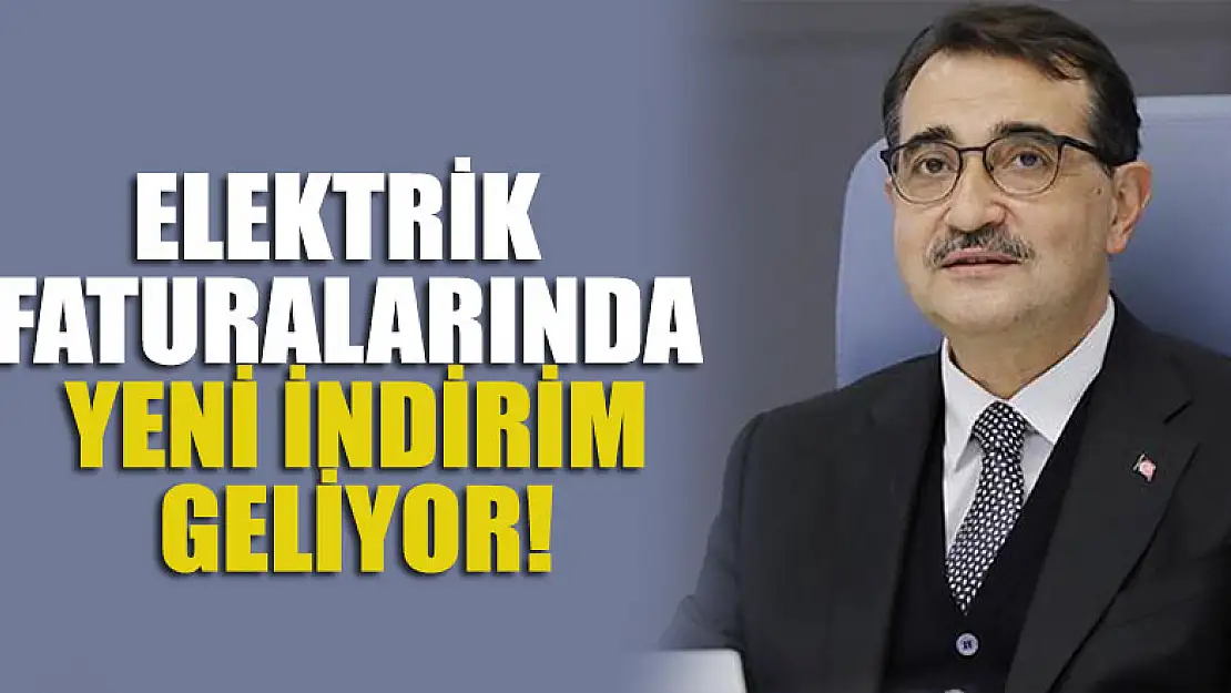 Elektrik faturalarında yeni indirim yolda! Bakan Dönmez  detayları açıkladı