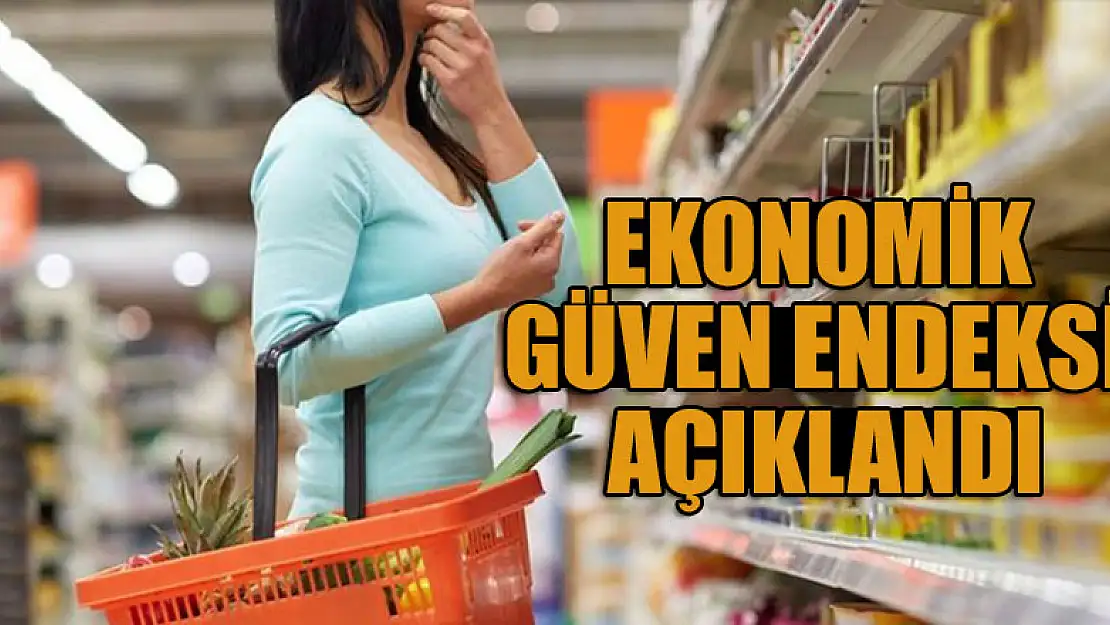 Ekonomik güven endeksi açıklandı