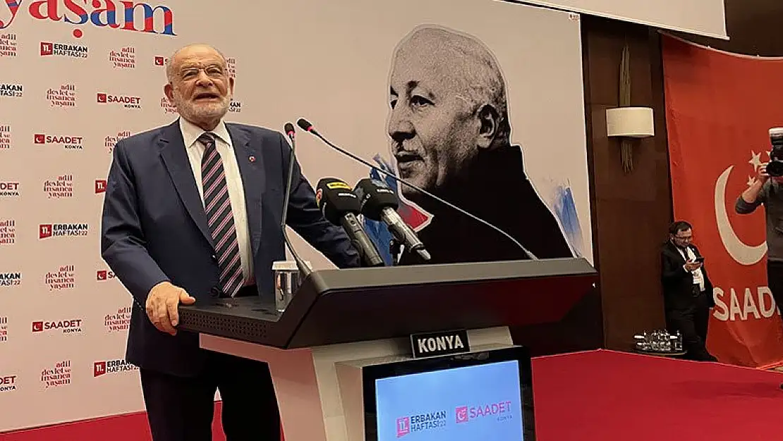 Temel Karamollaoğlu Konya'da konuştu