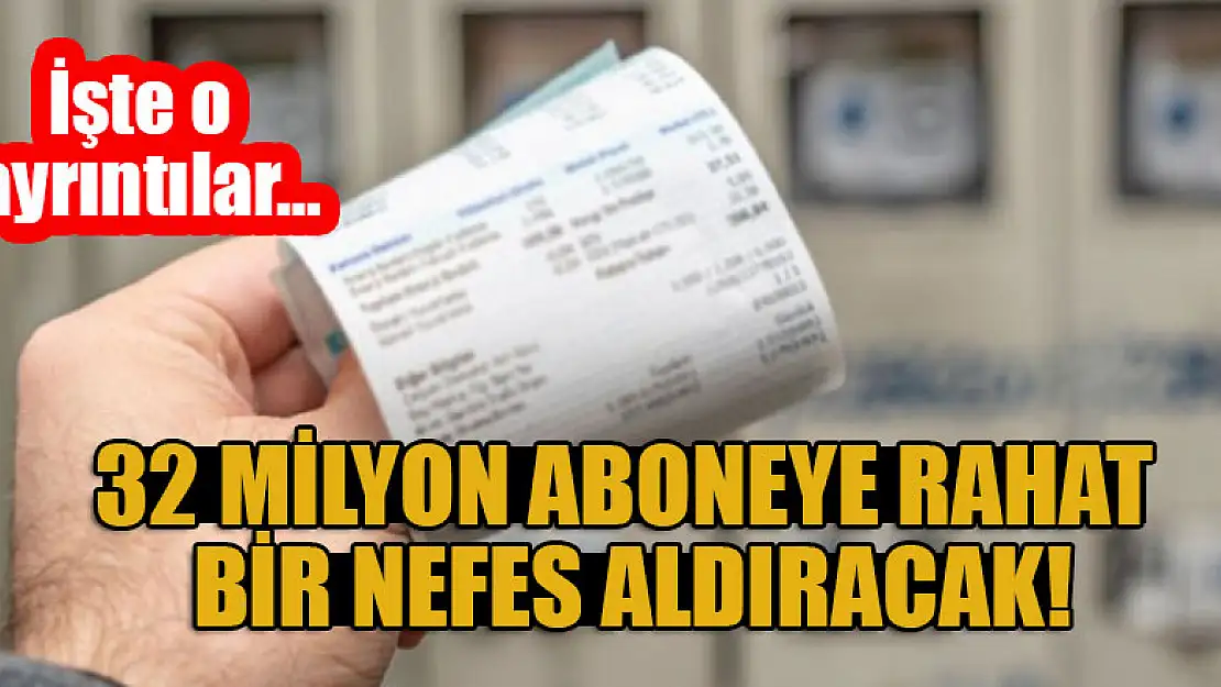 Elektrikte yapılan düzenleme 32 milyon aboneye rahat bir nefes aldıracak! İşte o ayrıntılar…