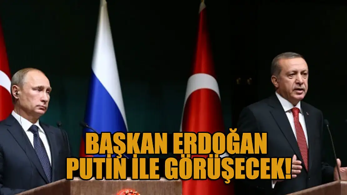 Cumhurbaşkanı Erdoğan Putin ile görüşecek!