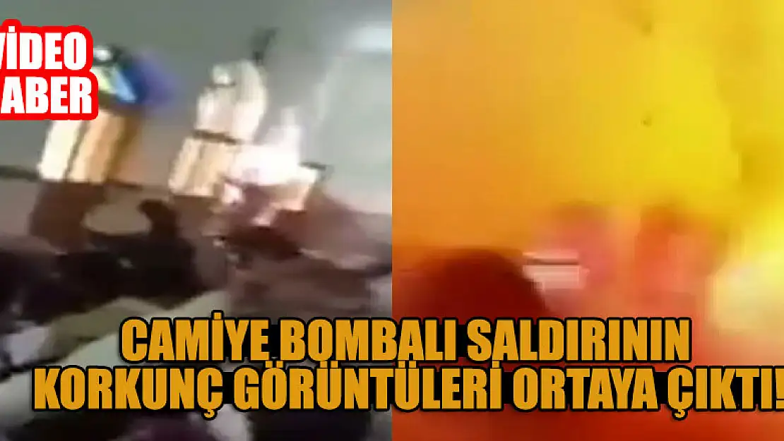 Pakistan'daki camiye bombalı saldırıya ait korkunç görüntüler ortaya çıktı