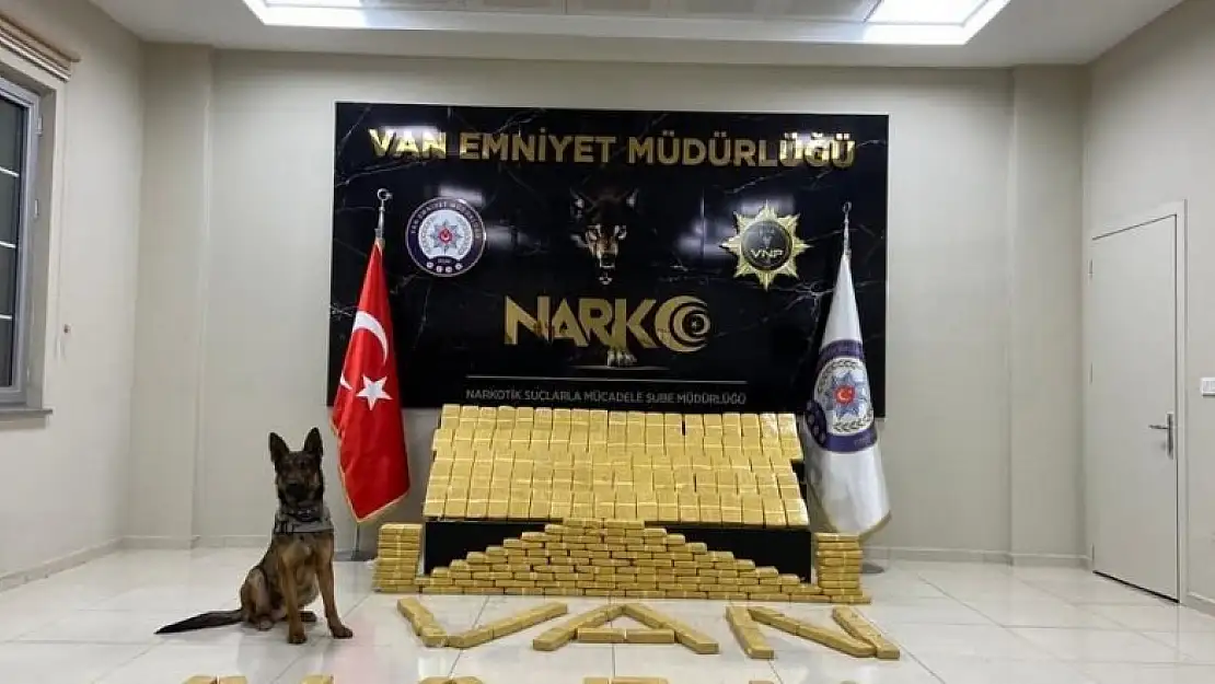 Van'da 158 kilo uyuşturucu ele geçirildi