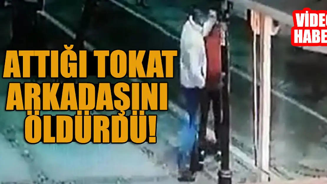 Attığı tokat arkadaşını öldürdü