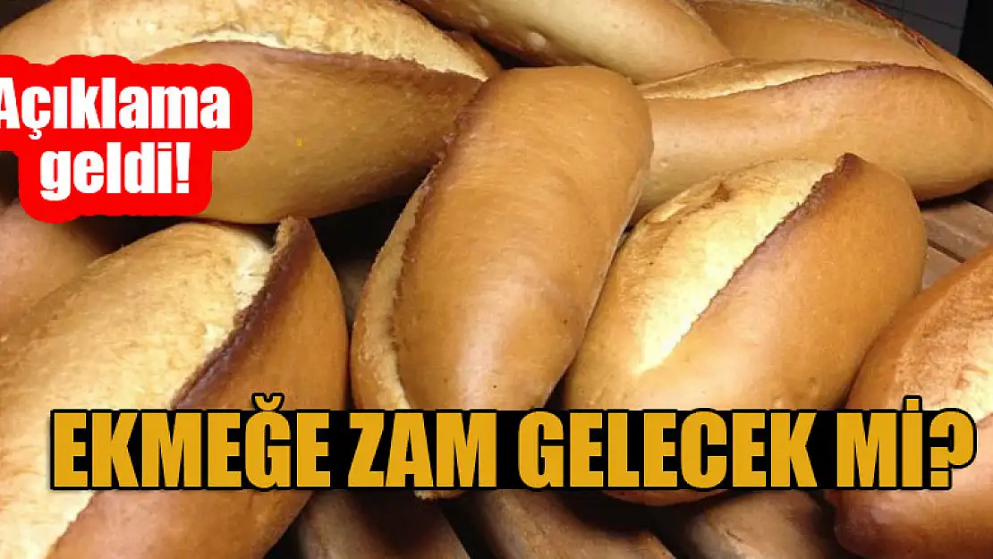 Ekmeğe zam gelecek mi? Açıklama geldi