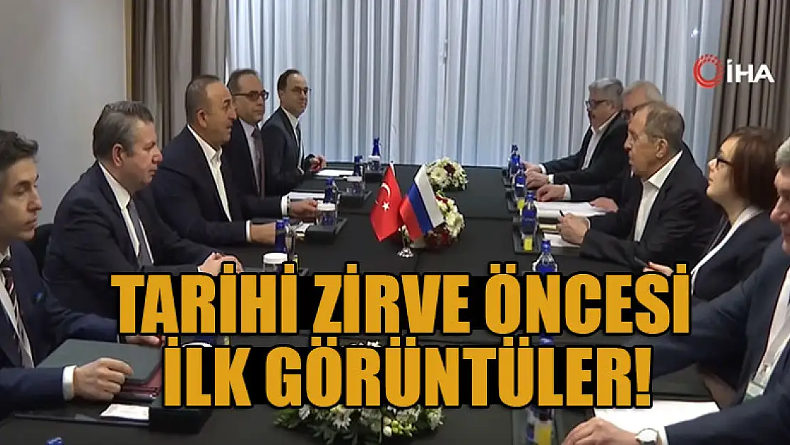 Tarihi zirve öncesi ilk görüntüler!