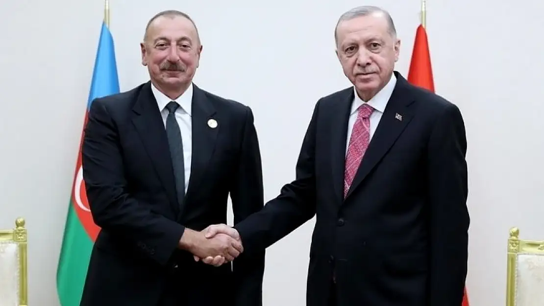 Cumhurbaşkanı Erdoğan, Azerbaycan Cumhurbaşkanı Aliyev ile görüştü