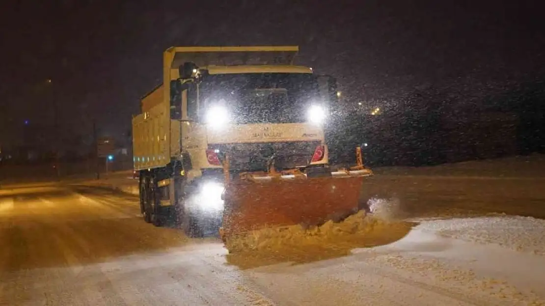 Selçuklu'da kar mesaisi yeniden başladı