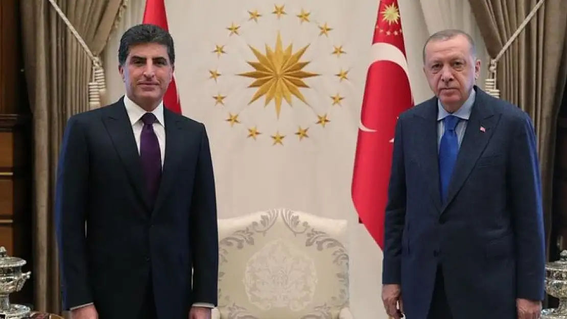 Cumhurbaşkanı Erdoğan, IKBY Başkanı Barzani'yi kabul etti