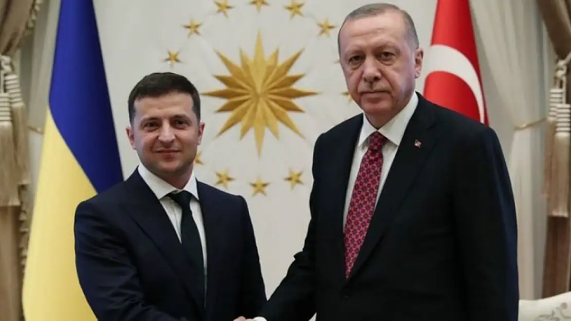 Cumhurbaşkanı Erdoğan, Ukrayna Devlet Başkanı Zelenskiy görüştü