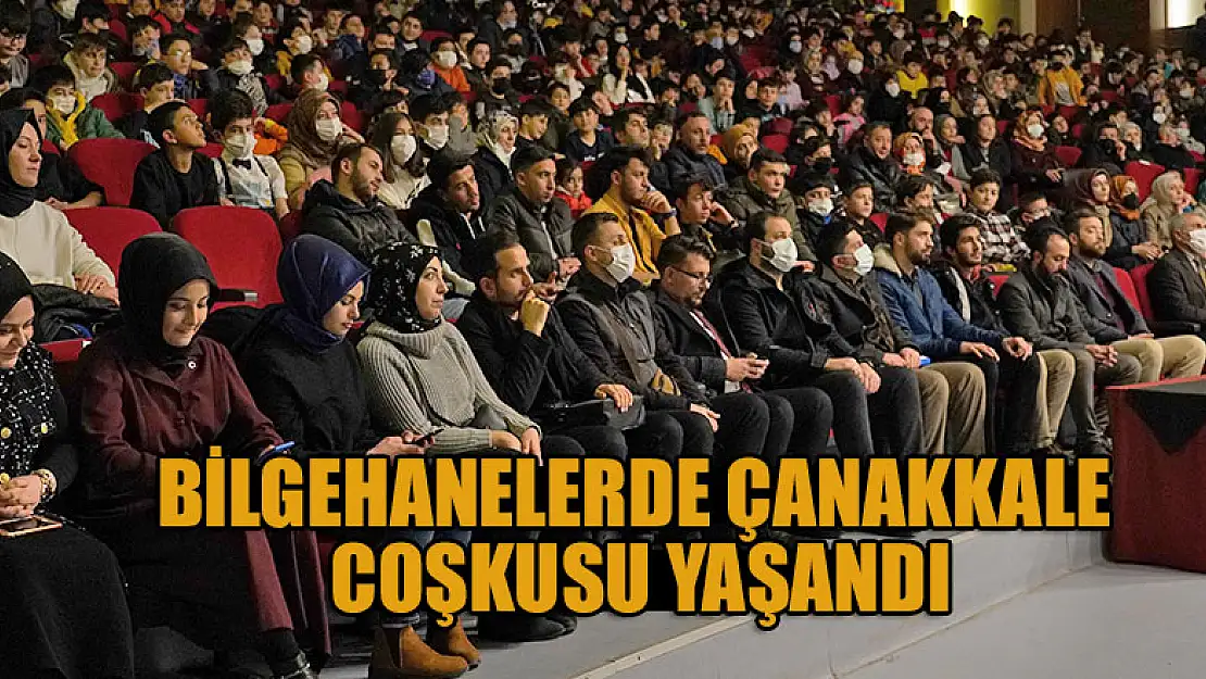 Bilgehanelerde Çanakkale coşkusu yaşandı