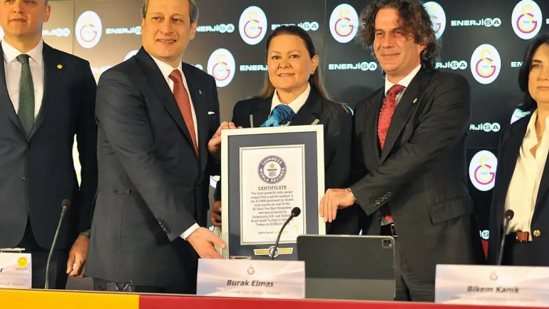 Nef Stadyumu, Guinness Rekorlar Kitabı'na girdi