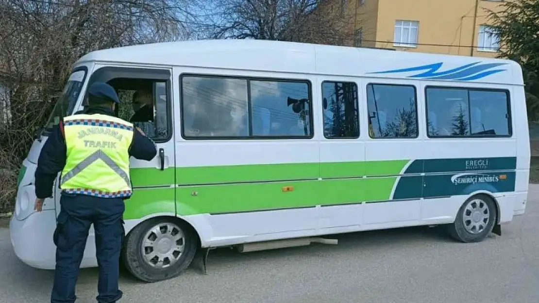 Ereğli'de sivil jandarma trafik timleri görev başında