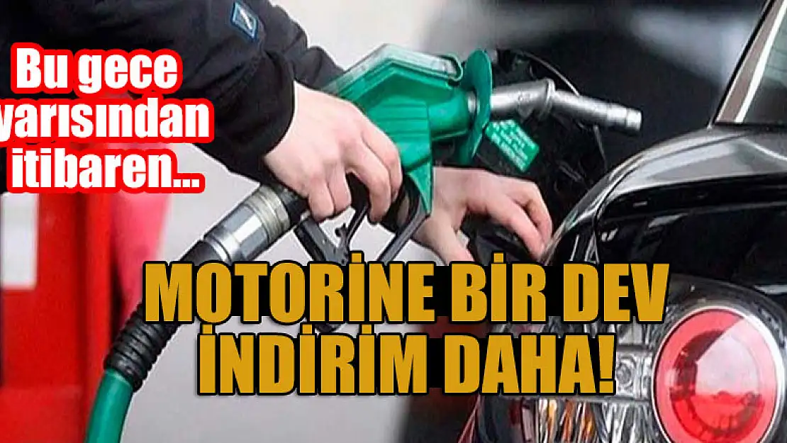 Motorine bir dev indirim daha! Bu gece yarısından itibaren...