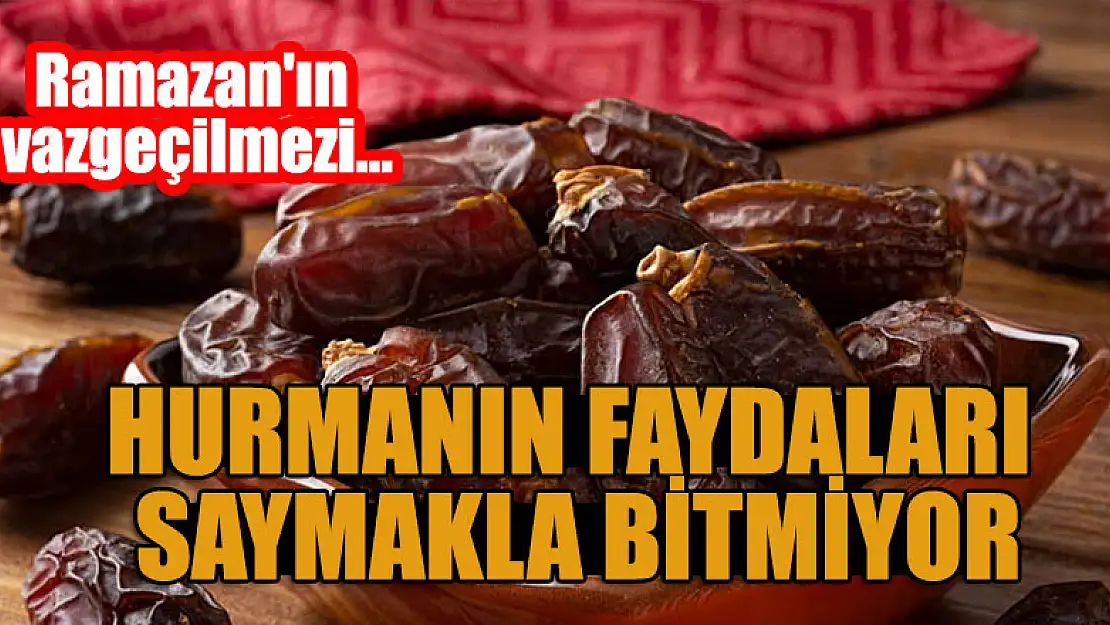 Ramazan'ın vazgeçilmezi... Hurmanın faydaları saymakla bitmiyor