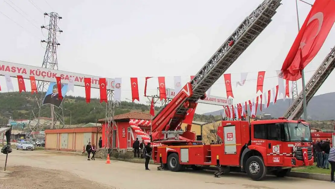 Amasya'da sanayi sitesine itfaiye istasyonu açıldı