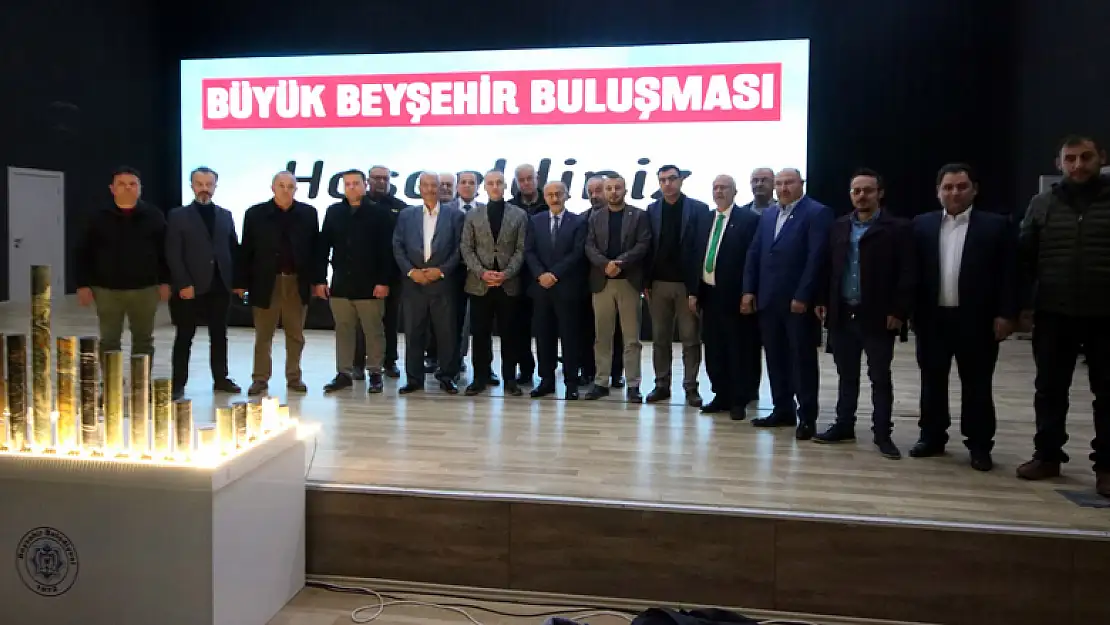 Önce Beyşehir diyerek hizmet edenlere teşekkür etti