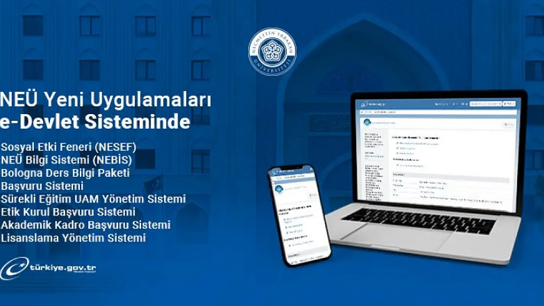 NEÜ'den e-Devlet'te yeni hizmet