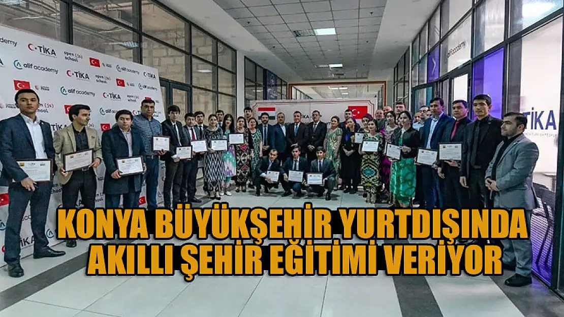 Konya Büyükşehir yurtdışında akıllı şehir eğitimi veriyor